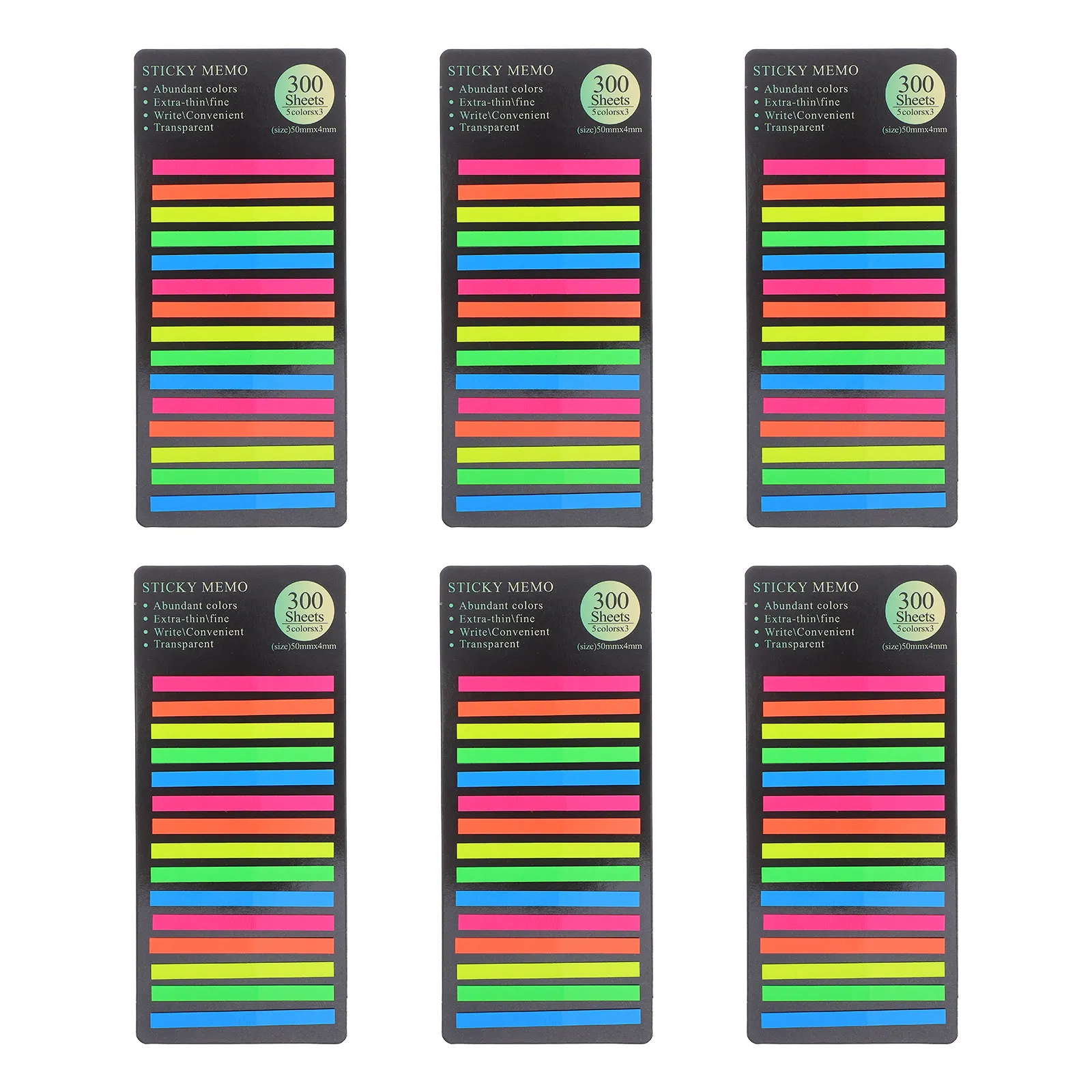 1800Pcs Transparent Long Index Tabs for Notebooks, Journals & Office – Sticky Flag Labels with Durable Adhesive