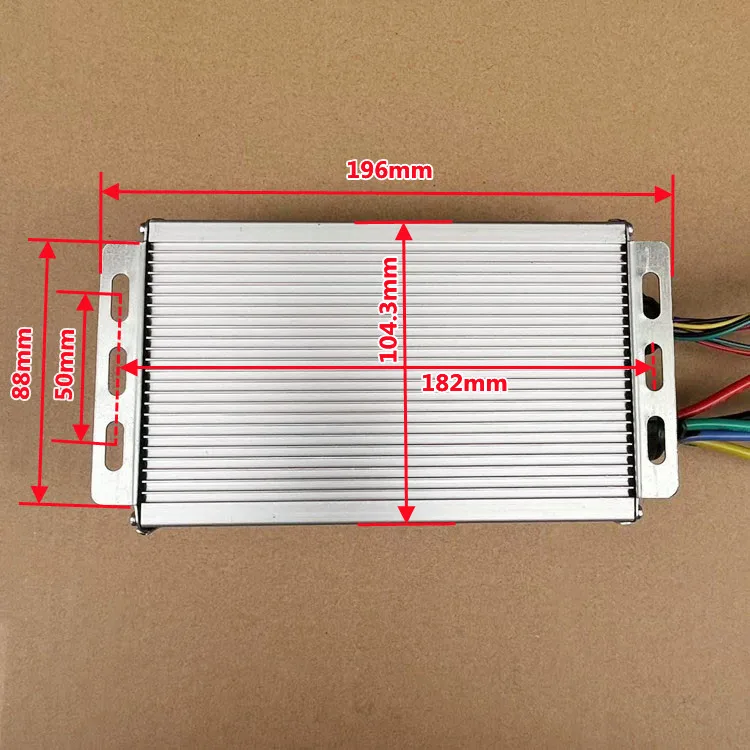 Brushless DC Motor Driver, alta potência, controlador do motor sem escova, 1000W, 55A, DC 12V-24V