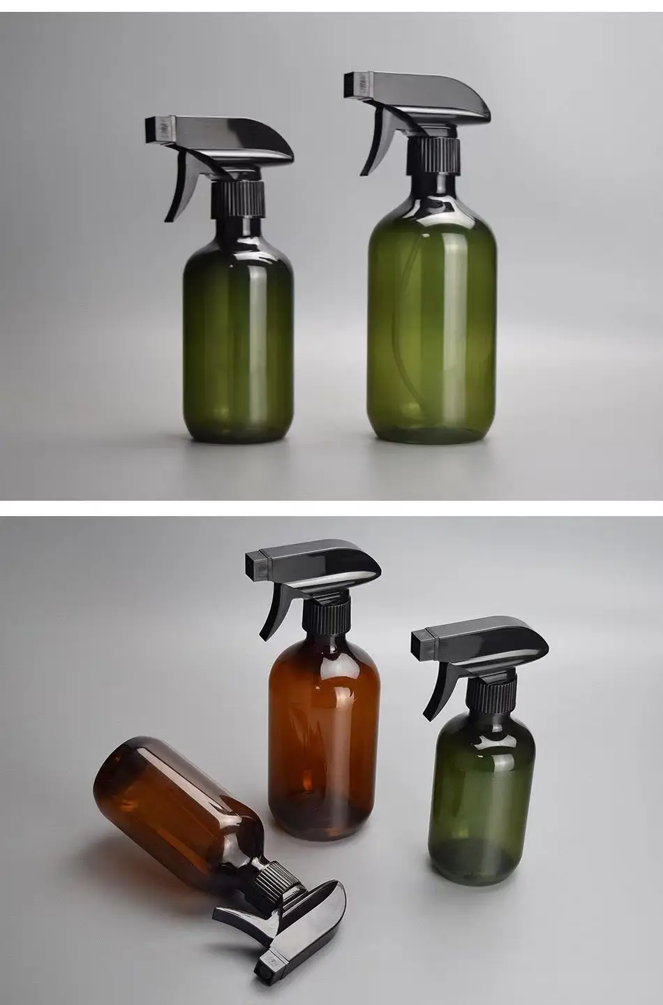 Green/Brown Cleaning Agent Disinfectant Water Air Purification Vehicle Cleaning Liquid Spray Bottle
