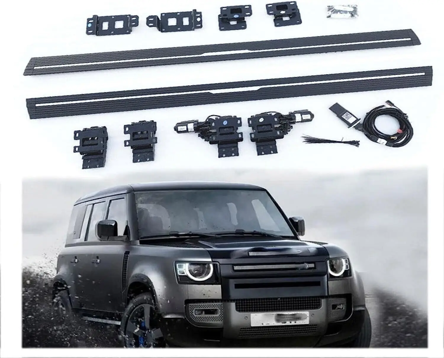 

Deployable Electric Running Board Nerf Bar Fits for 2020-2023 LR Defender 110 4D