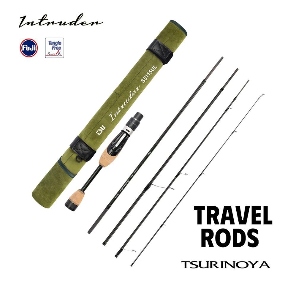 TSURINOYA INTRUDER 1.6/1.68/1.8/1.98m 5 Sec Portable Spinning