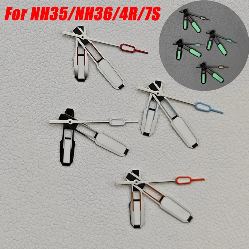 修正された NH35 針時計の針グリーン発光 AP 針シルバーゴールドローズブラック時計アクセサリー NH35/NH36/4R/7S ムーブメント