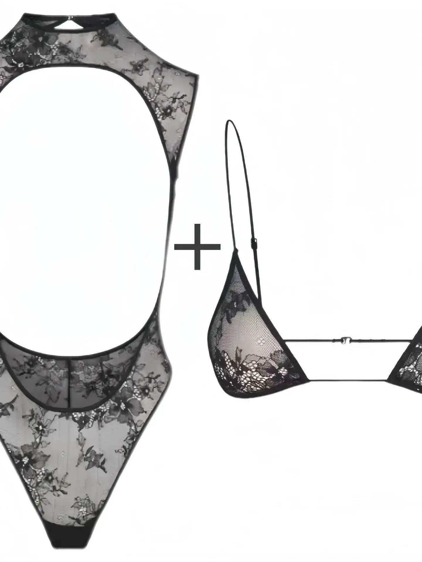 탄성 레이스 의상 섹시 바디수트 버클 란제리 핫걸 여성 롬퍼 의류 바디수트 메쉬 레이스 시스루 2025 신상 VXS8