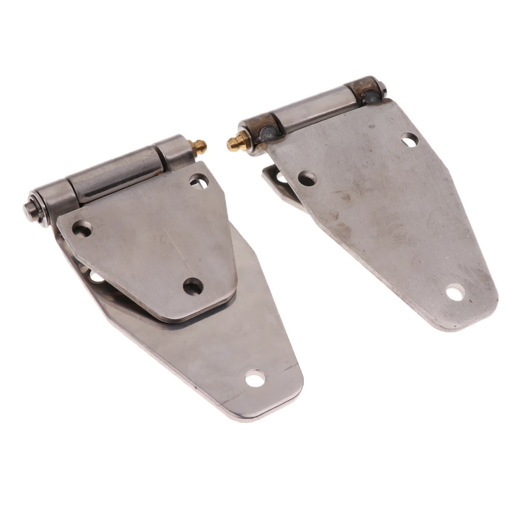 Stainless Steel Door Hinge for Truck Trailer Easy Install Long Hinge with Good Bearing for Utility Vehicles