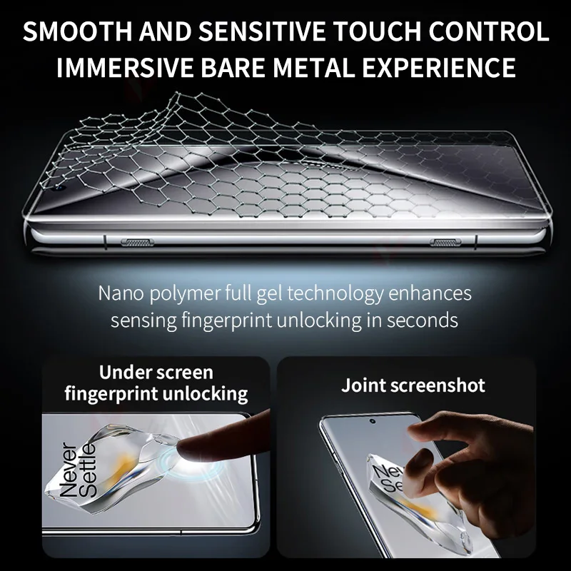 2-4pcs Soft Hydrogel Film For OnePlus 12 12R 11R 11 10 10T 9RT 8 Pro Screen Protectors Oneplus Ace 3 3V 2 Pro Nord CE4 CE3 Film image 5