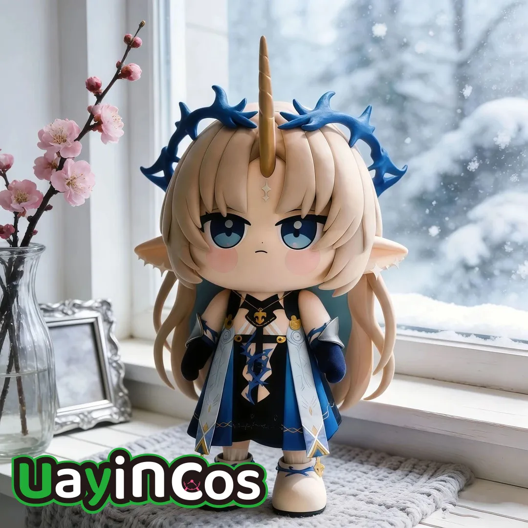 

В наличии: Плюшевая игрушка Wuthering Waves Cartethyia, 13 см, с одеждой, подушка-модель, украшение, аниме-фигурка, игровая игрушка, подарки для детей C