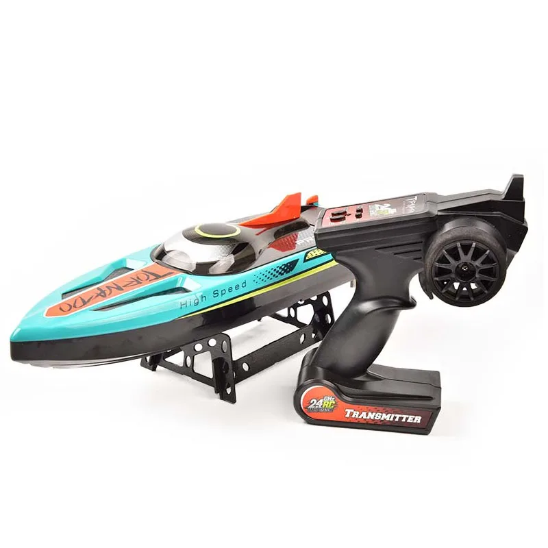 High-speed RC Speedboat Model Electric Remote Control Racing Boat Toy Gift Finished Boat Model Outdoor Toy