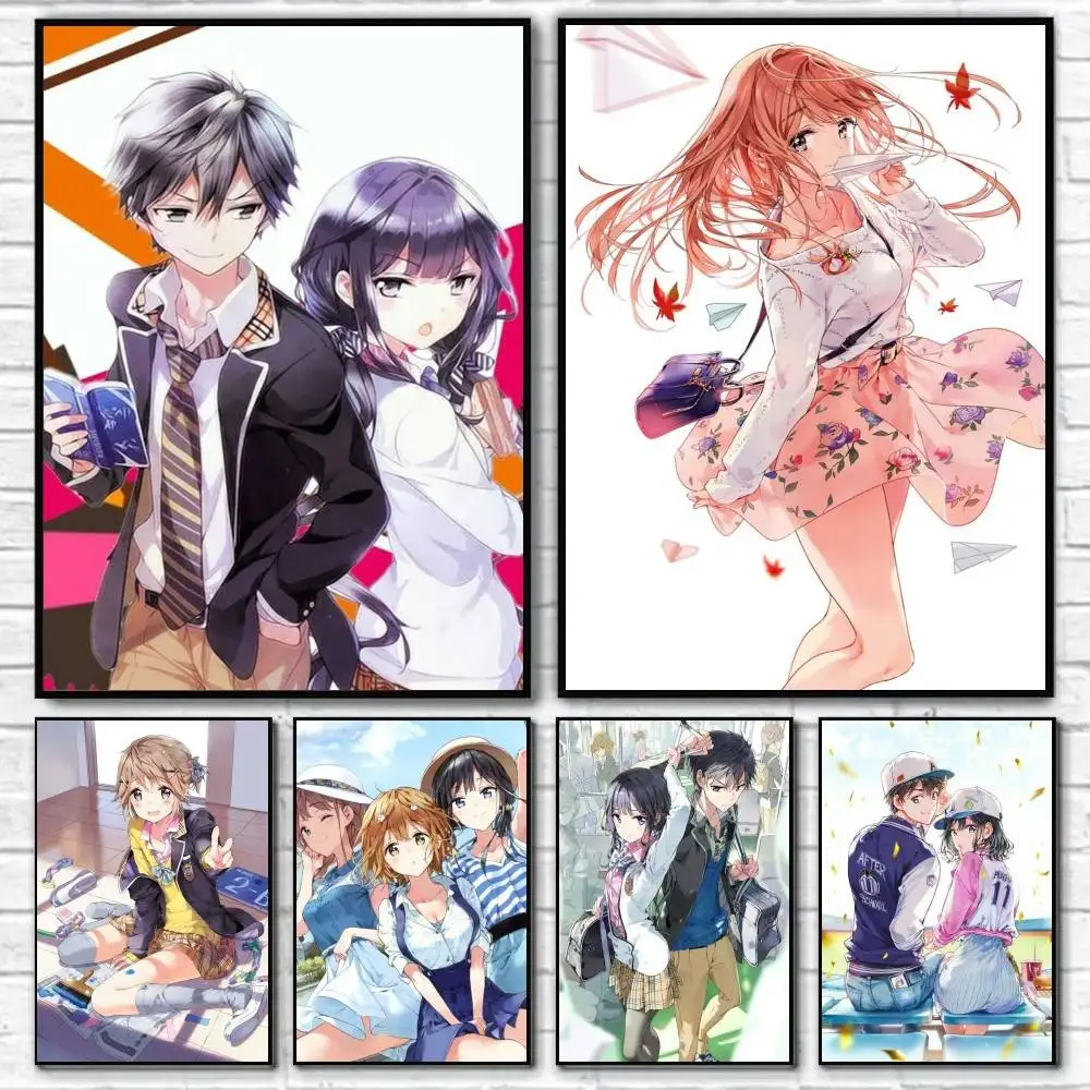 Masamune-kun No Revenge Anime   Poster Waterproof HD Art Wall Decal Self-Adhesive Print