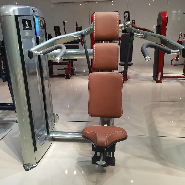 Customized the logo and Color Gym Equipment Pin Loaded Shoulder Press Machine for Commercial Use