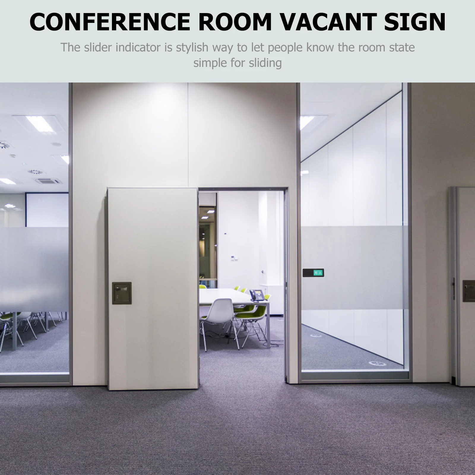

Trustworthy Vacant Door Indicator Sign Multiple Jobs Sturdy Construction Perfect for Office Museums Vacant Slider Privacy Sign