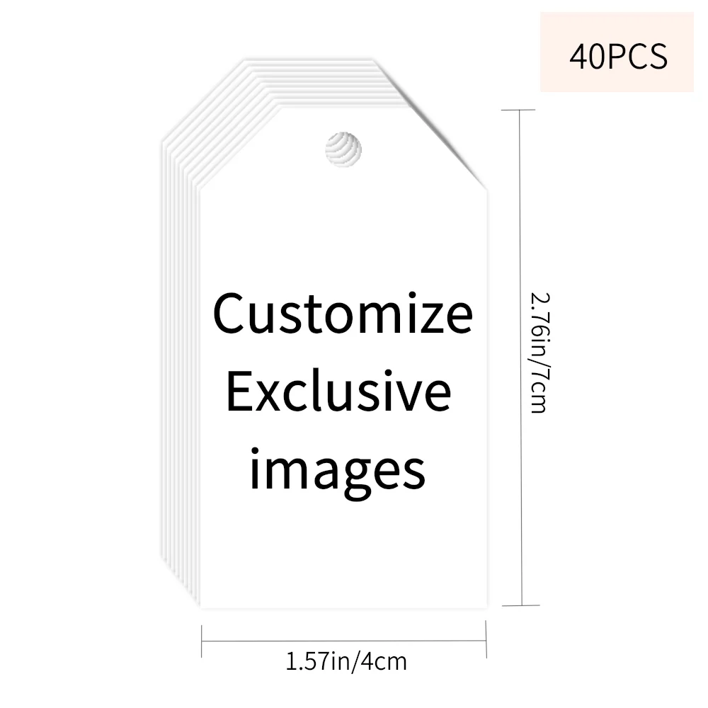 40/80/120 stuks aangepaste cadeaukaarten, aangepaste afbeeldingen, gepersonaliseerde feestartikelen, huwelijksgunsten, ideaal voor jubilea, afstudeerders.