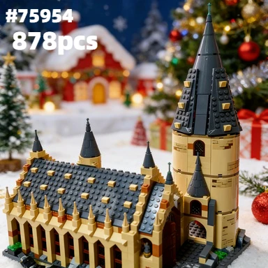 

MOC 75354 Знаменитый Замок-Лобби | 1083 шт. в наличии | Набор строительных блоков в средневековом стиле и премиальный рождественский подарок