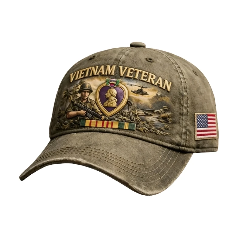 X7XB Patriotic Embroidered Letters Baseball Cap Design Adjustable Strap Lightweight Polyester Casual Sporty Headwear