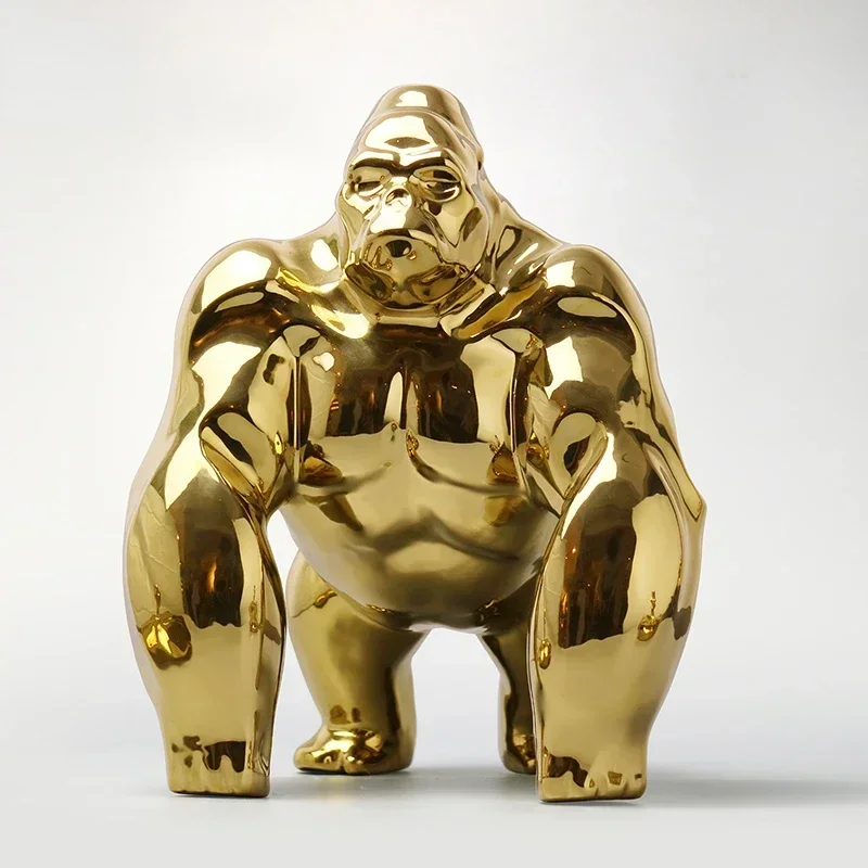 Ceramic Decoration Office Abstract Gorilla King Kong Bedroom Modern Home Creative Desktop Artistic Living Room Decoration