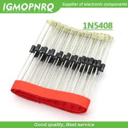 100pcs/lot IN5408 1N5408 3A 1000V DO-27 Rectifier Diode New Original Free Shipping