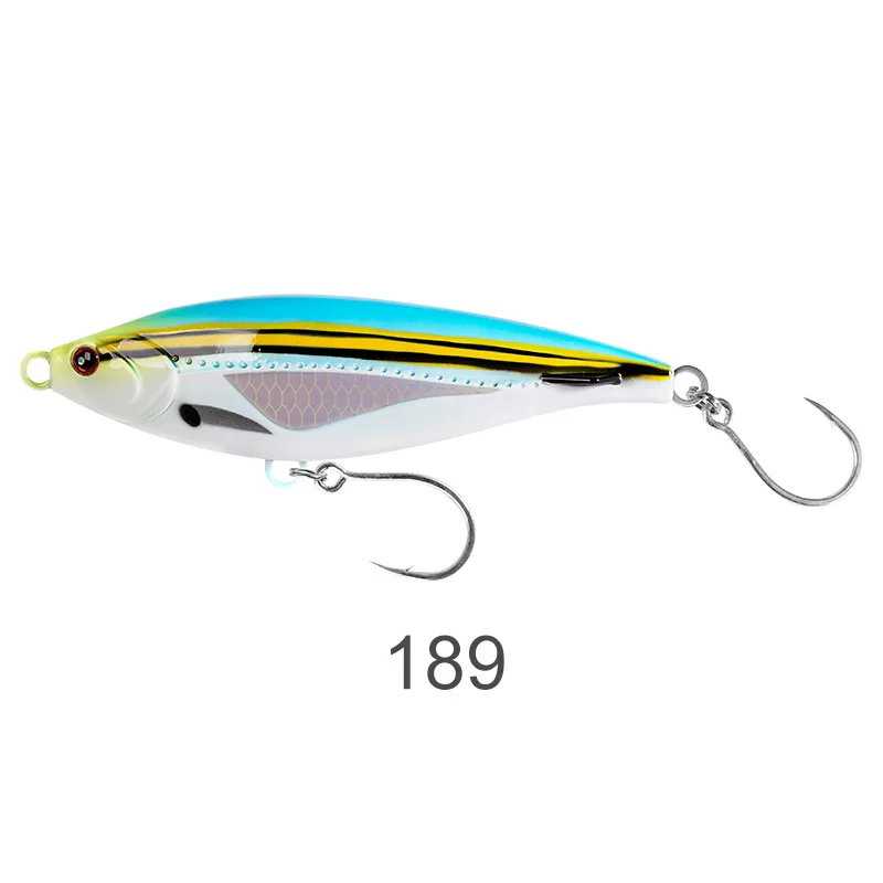 NOEBY Sinkender Bleistift-Angelköder, 115 mm, 43 g, 150 mm, 85 g, langer Wurf, künstlicher harter Köder für Wolfsbarsch-Thunfisch, Stickbait-Angelköder