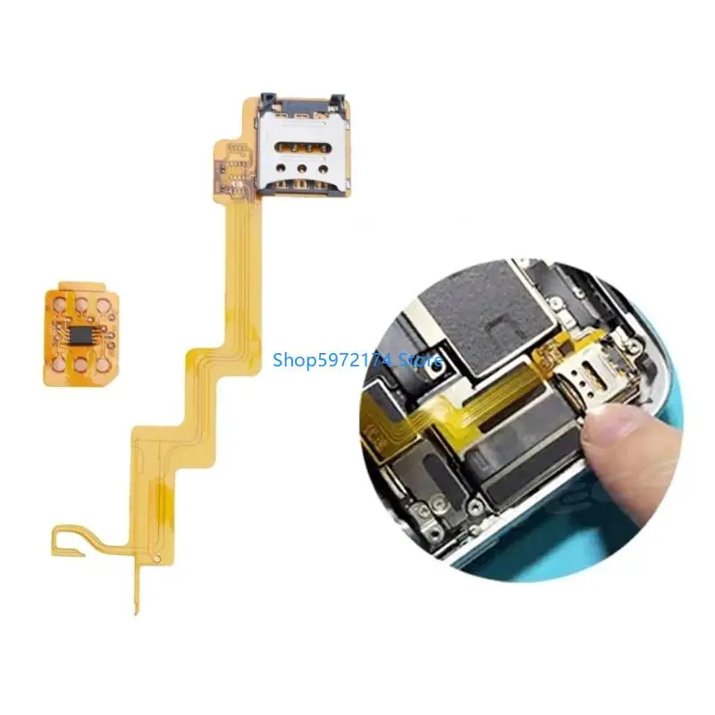 Y3NB Quick Install Plastic eSIM to Single Card Adapter Converts eSIM to Physical Card for Various Mobile Phones Use