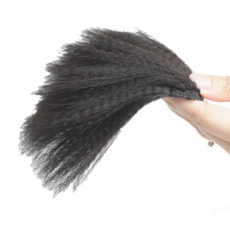 14cm Invisible Hair Volume Pad – Synthetic Seamless Extension for Top-of-Head Fullness