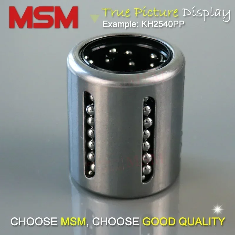4pcs MSM Linear Ball Bearings KH0622PP KH0824PP KH1026PP KH1228PP KH1428PP KH1630PP KH2030PP KH2540PP KH3050PP KH4060PP KH5070PP