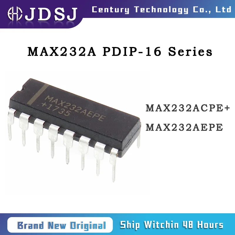 

10PCS MAX232ACPE+ MAX232AEPE 16-PDIP Brand New Original IC Chip