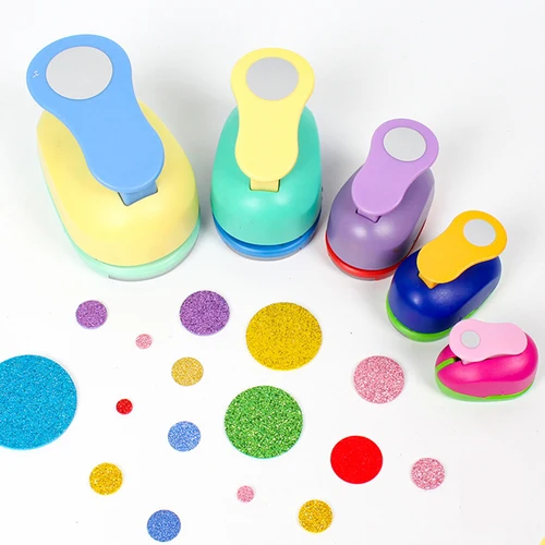 Perforadora redonda artesanal, perforadora de papel circular redonda de diferentes tamaños, 1,5 cm-7,5 cm