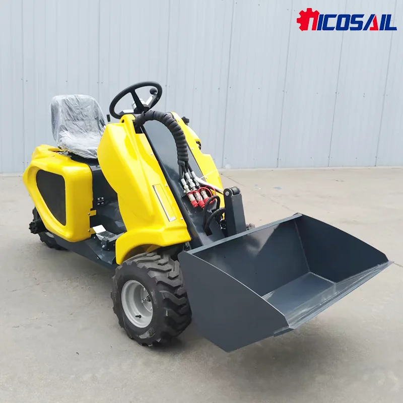 

Индивидуальный многофункциональный мини-погрузчик на переднем колесе, небольшой трехколесный погрузчик на продажу