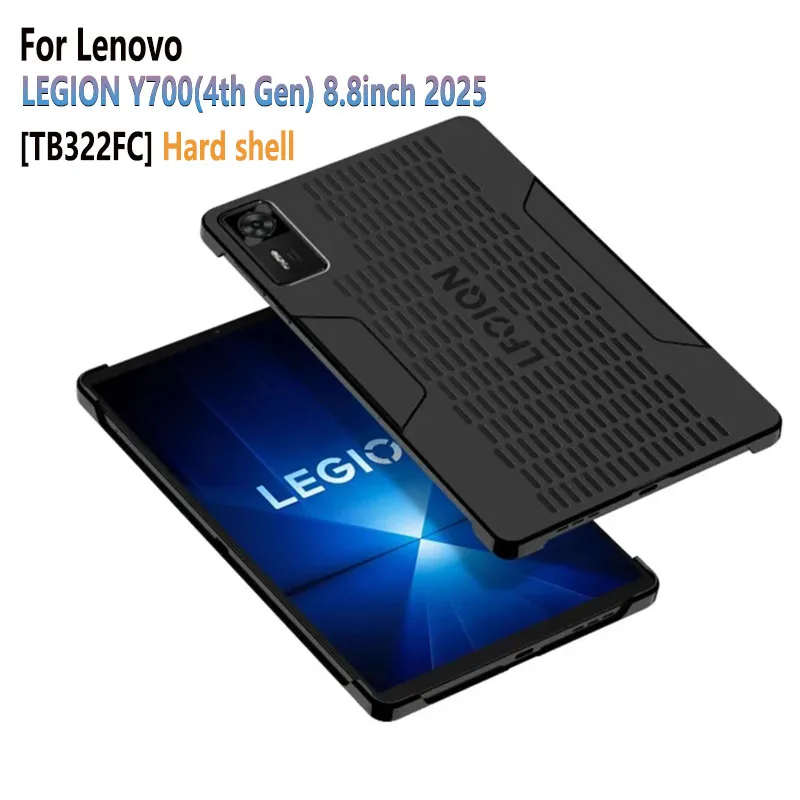 

Чехол для Lenovo LEGION Y700 4-го поколения, 8,8 дюйма, 2025 TB322FC, жесткий чехол для ПК с сеткой, рассеивающий тепло, Fundafor Y700 Gen 4, 8,8 дюйма, планшетный корпус