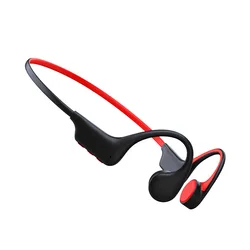 Auriculares de conducción ósea, cascos inalámbricos por Bluetooth, MP3, deportes de natación, IPX8, impermeables, con micrófono, gancho para la oreja, estéreo Hifi