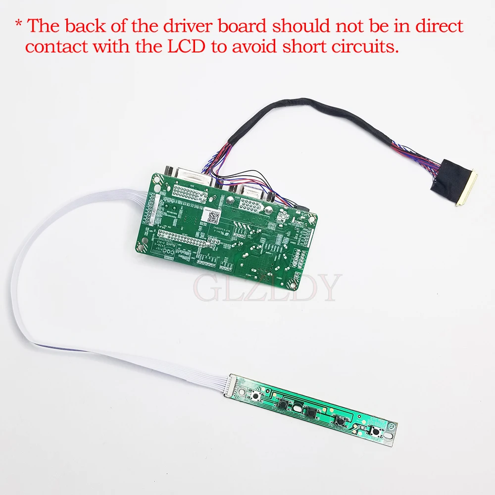 وحدة تحكم بشاشة إل سي دي مجلس DVI + VGA ل N140B6-L02 N140B6-L06 N140BGE-L12 N140BGE-L21 LP156WH2 B140XW01 1366x768 شاشة LED لوحة ال سي دي