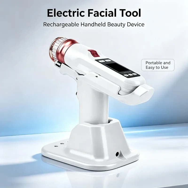 White Non Invasive Hydration Mesotherapy Gun Portable Household Leak Proof Beauty Device For Facial Skin Moisturizing Home