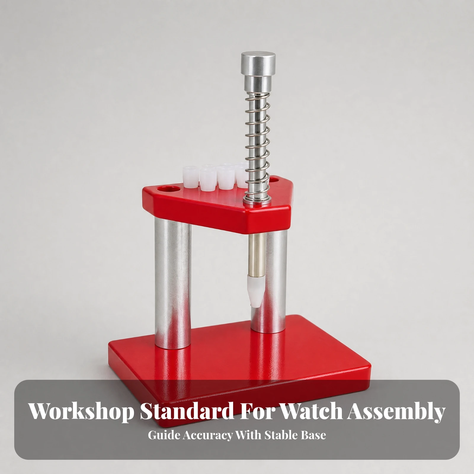 Watch Hand Installation Press Professional Spring-Loaded Watch Hand Press Long-Lasting Corrosion-Resistant for Watchmakers