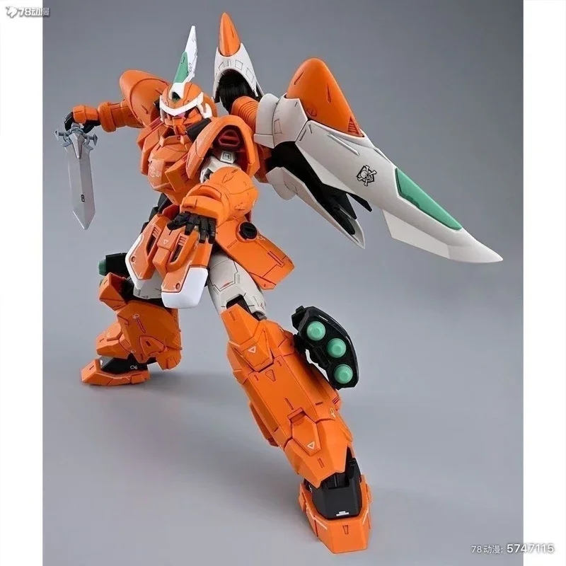 반다이 오리지널 건담 MG 시리즈 모바일 GINN 애니메이션 액션 피규어 조립 모델 장난감 소장 모델 장식품 선물 재고 있음