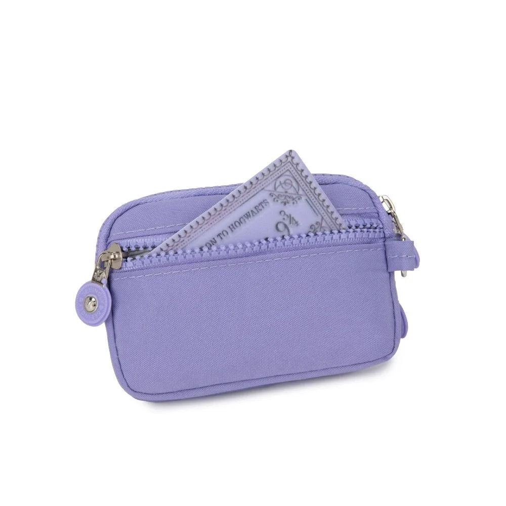 New Waterproof Coin Purse with Key Ring Solid Color Keychain Wallet Large Capacity Wear-resistant Money Bag
