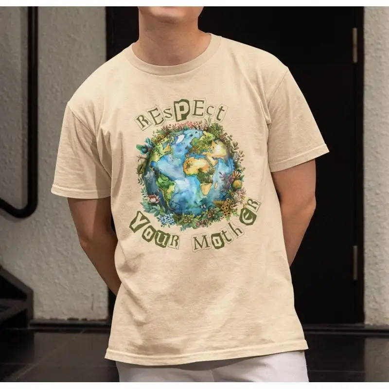 

Respect Your Mother T Shirt Earth Day Environment