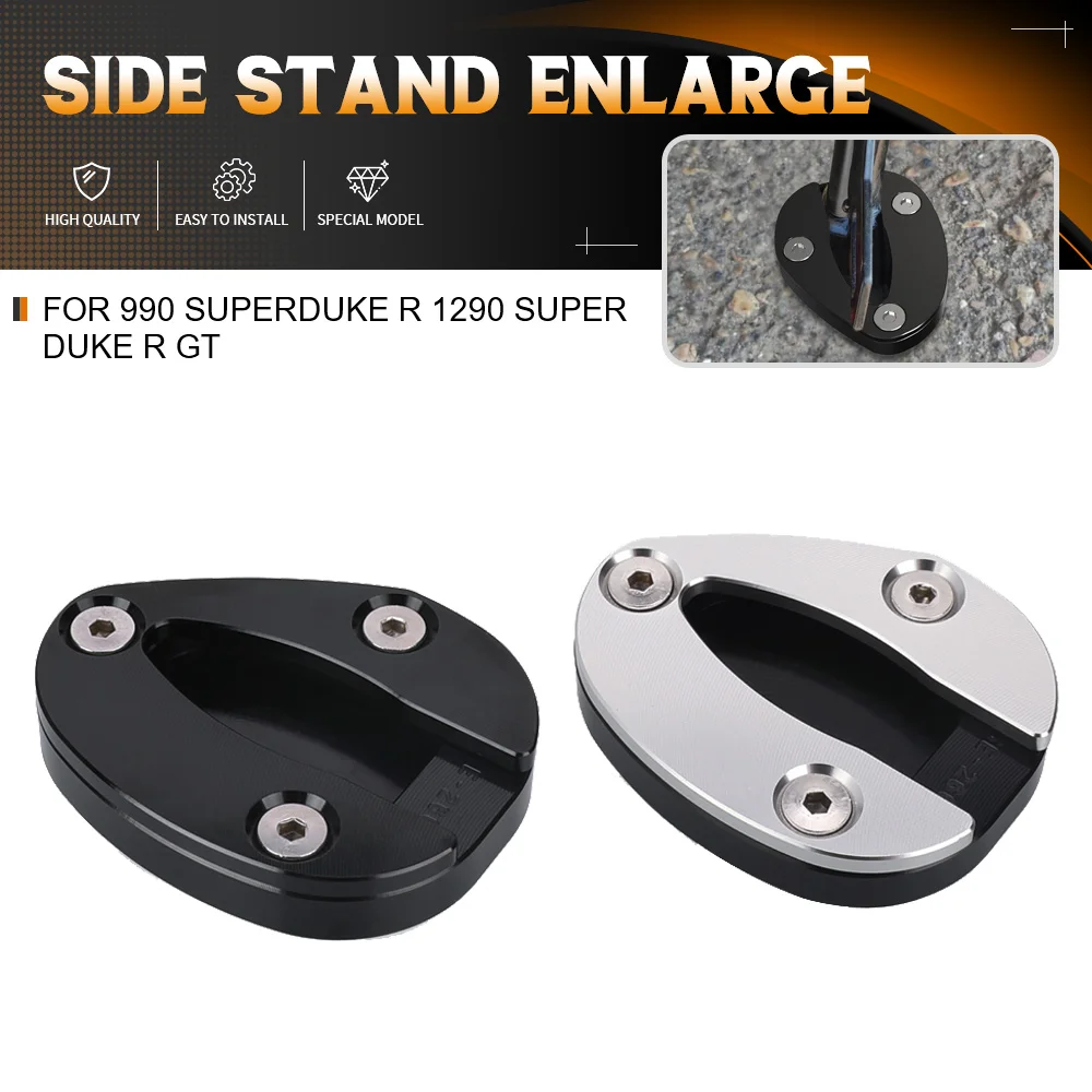 

For 990 Superduke R 1290 Super Duke R GT Motorcycle Accessories Kickstand Foot Side Stand Extension Pad Support Plate Enlarge