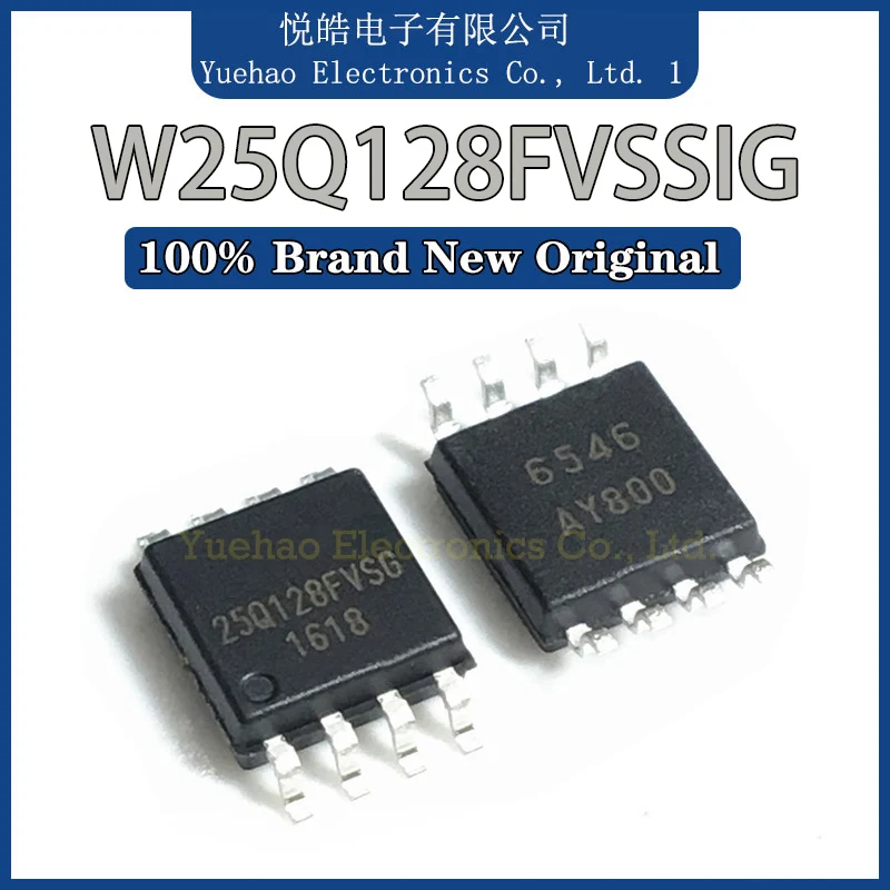 New Original W25Q128FVSSIG FVSIG 16M Flash 128Mbit W25Q128FVSG W25Q128 IC MCU SOP-8