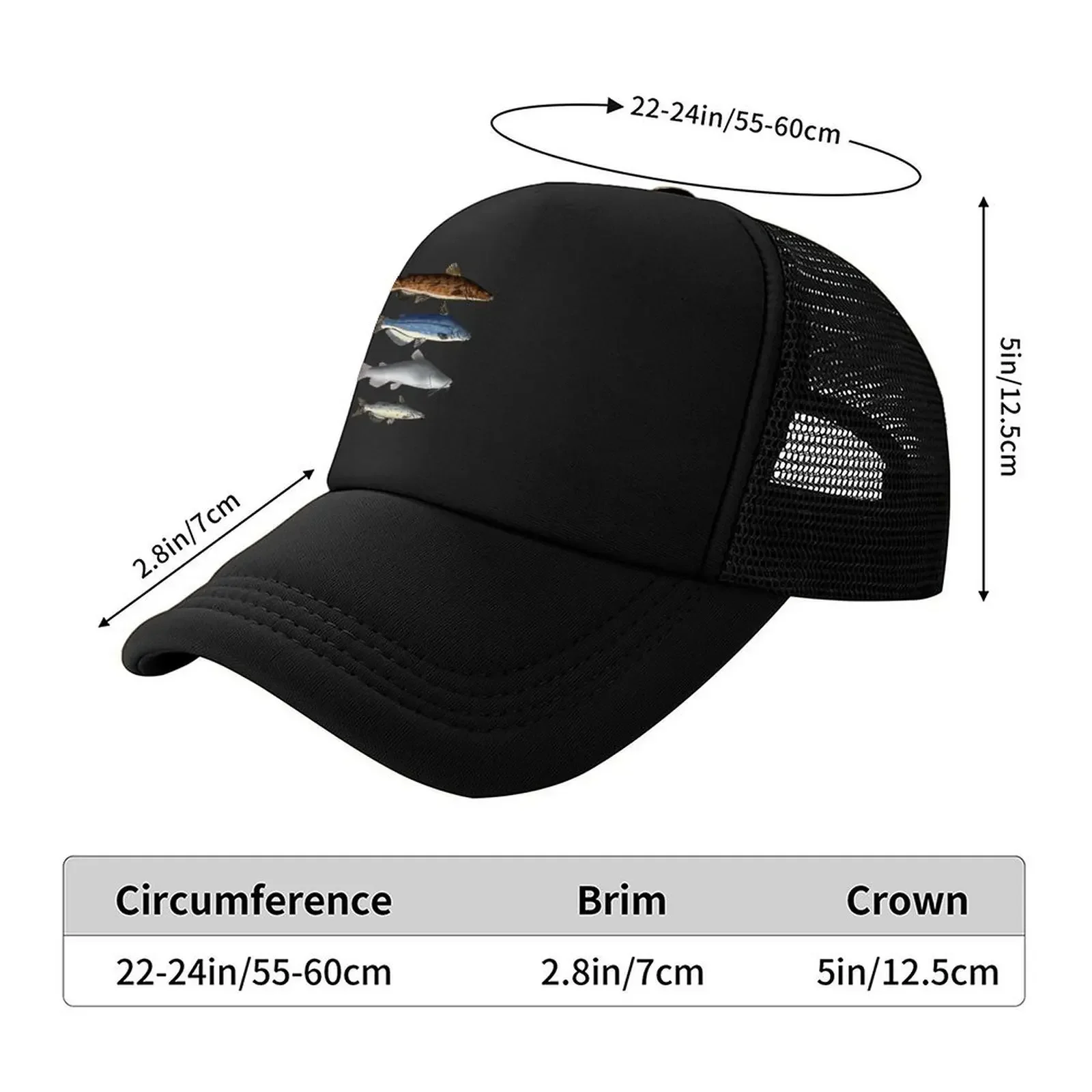 New North American Catfishes Baseball Cap Luxury Hat western Hat hats on offer custom caps Ladies Men's