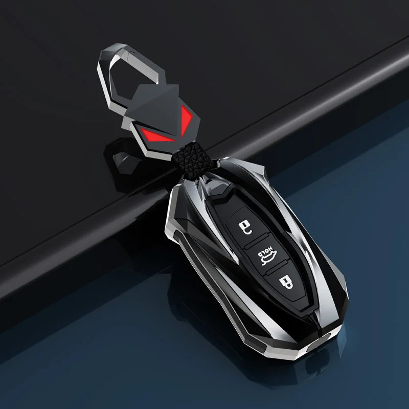 For Hyundai Palisade Limited 2020 Palisade SEL 2023 Elantra Sel Elantra Santa Fe Veloster Zinc Alloy Car Key Case Cover