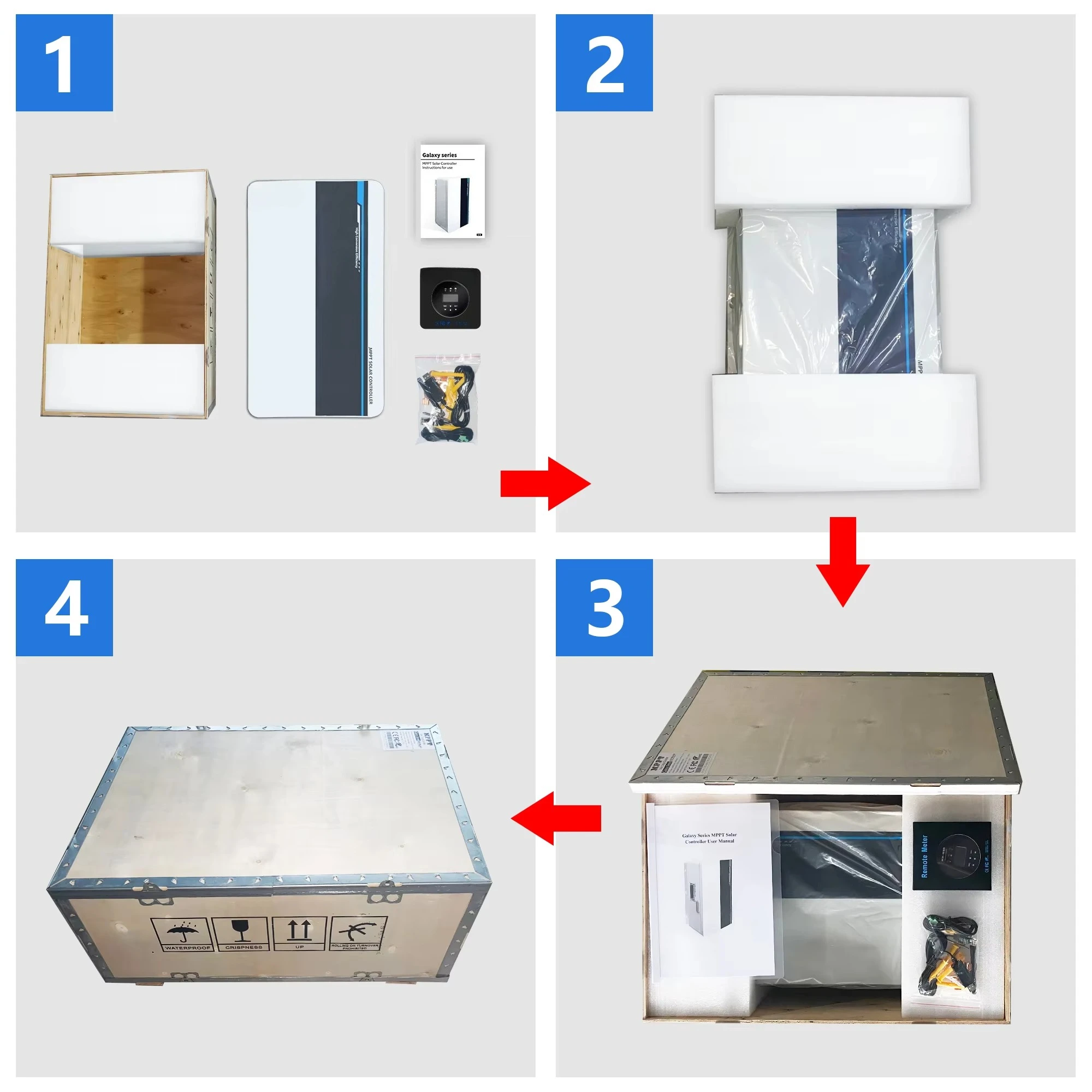 Ipandee Factory Off-Grid System Max Pv Input 850V Fully Automatic Regulator 384V 80A Solar Charge Controller