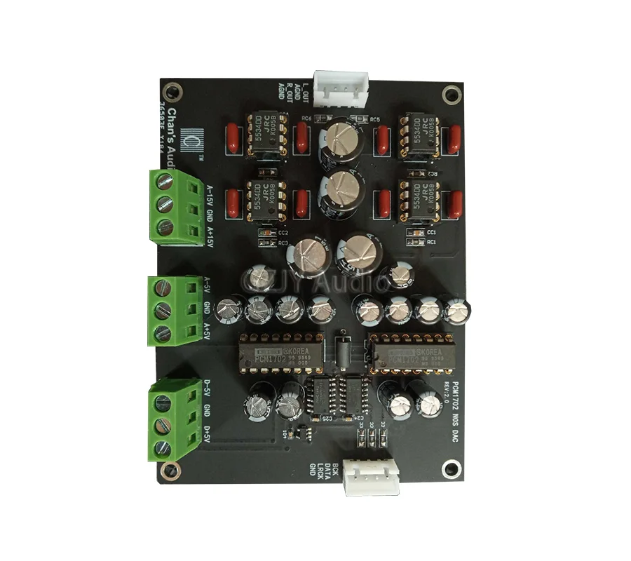 Latest arrival  PCM1702 NOS DAC Decoder Board Supports USB Interface Bluetooth IIS Module Supports 16-bit to 24-bit format Input