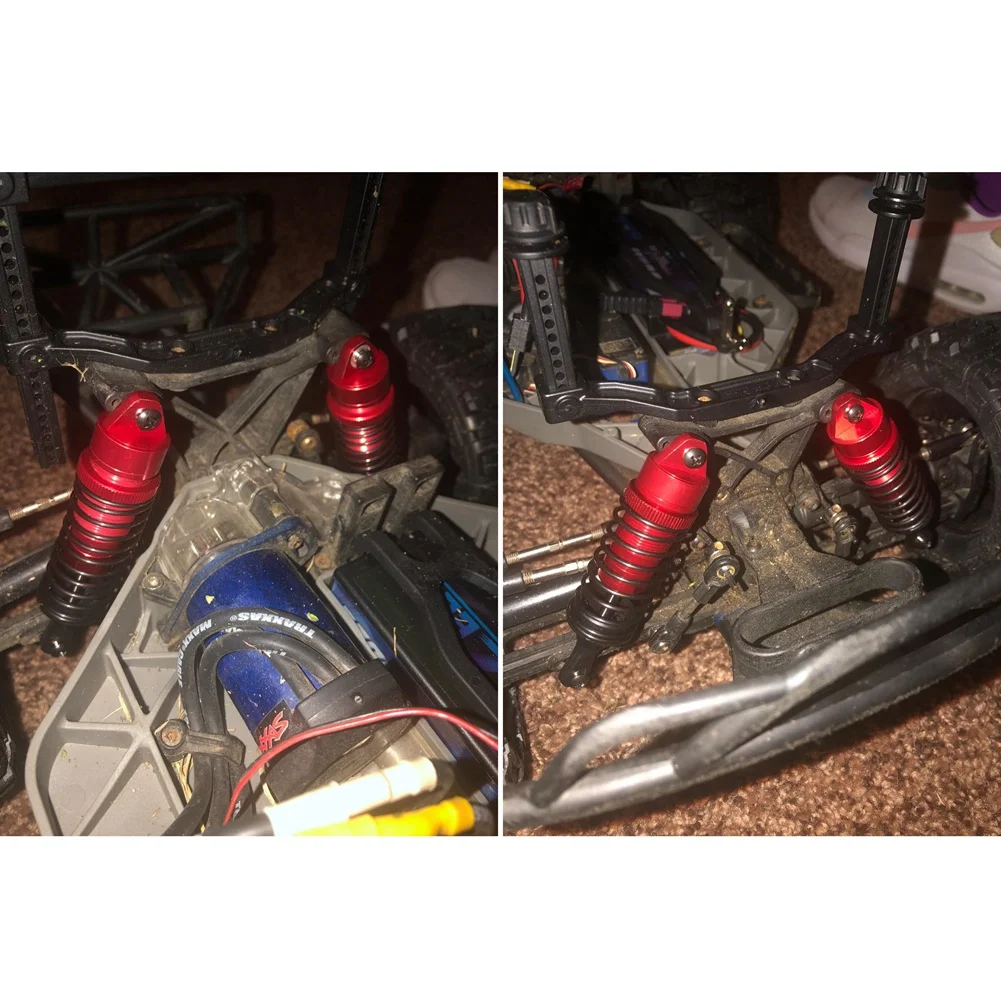 Metall-Stoßdämpfer vorne und hinten für Traxxas Slash 4X4 VXL 2WD Rustler Hoss Stampede 1/10 RC Car Upgrades Teile