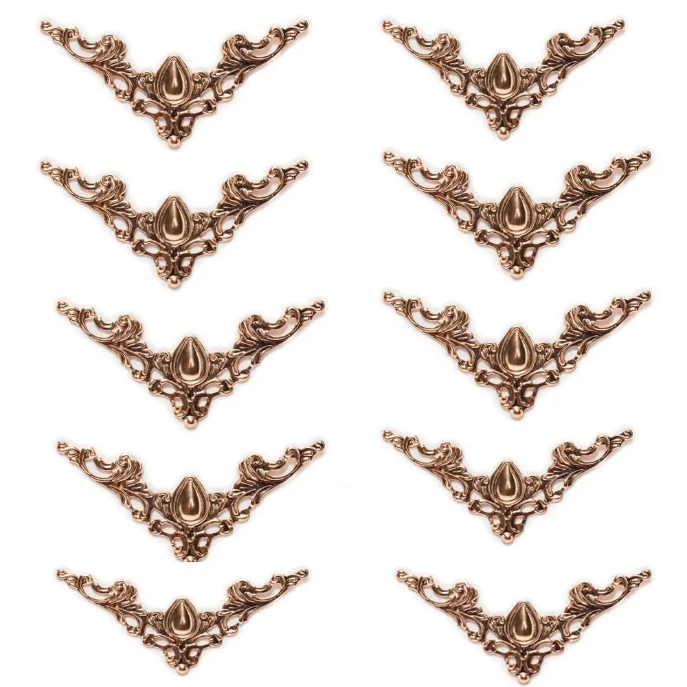 

Decorative Antique Bronze DIY Golden Scrapbook Silvery Corner Brackets Ornament Furniture Protector Corner Protector