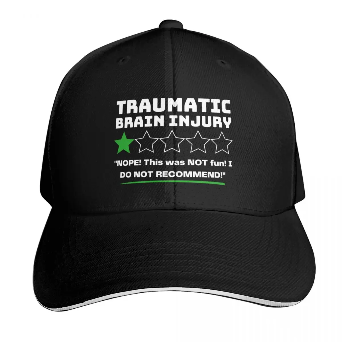 An Honest Review On Surviving A Traumatic Brain Injury Baseball Cap Contrast Two Tone Brim Snapback Flat Bill Strapback Dad Hat