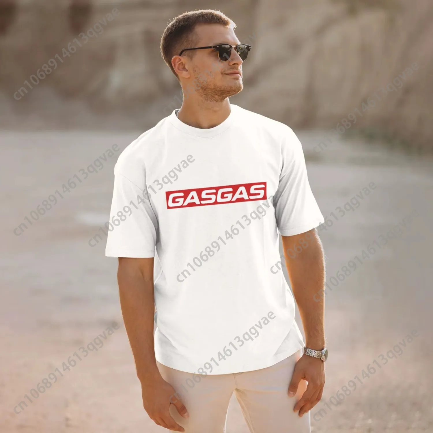GasGas Enduro Motorcycle Prints T-Shirt 100% Cotton Casual Oversized Clothing Streetwear Graphic T Shirts Pro Choice