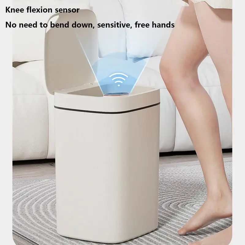 Auto Garbage Can Touchless Smart Trash Can With Automatic Motion Sensor Household Garbage Bin Automatic Motion Sensor Rubbish