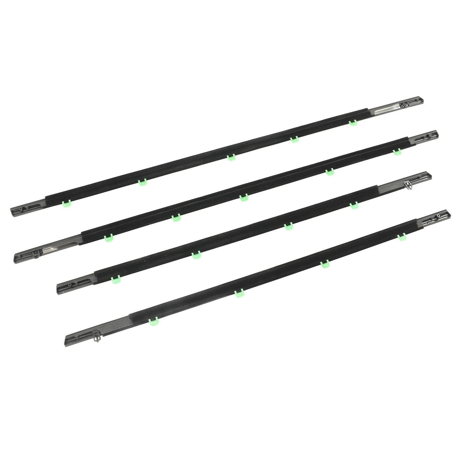 

4Pcs Window Weatherstrip Seal 72410 T0G A01 - Waterproof Dustproof Noise Reduction Replacement for Honda CR-V - Durable Auto