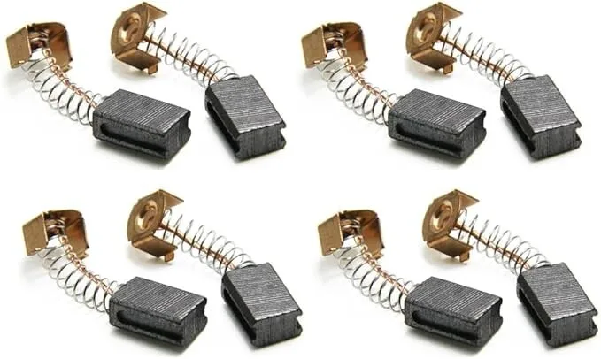 

Для Black&Decker - 4 пары угольных щеток G720 для угловой шлифовальной машины (0,197x0,315x0,472 дюйма)