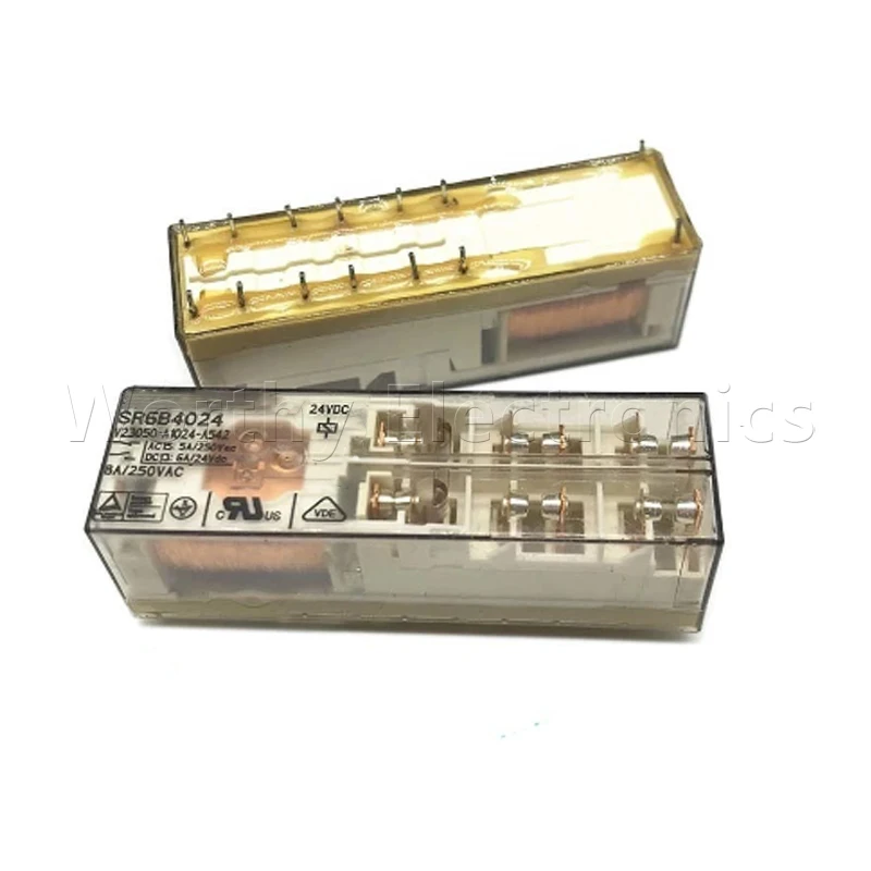 Free shipping 10pcs/lot relay 24VDC 6A 14PIN V23050-A1024-A542