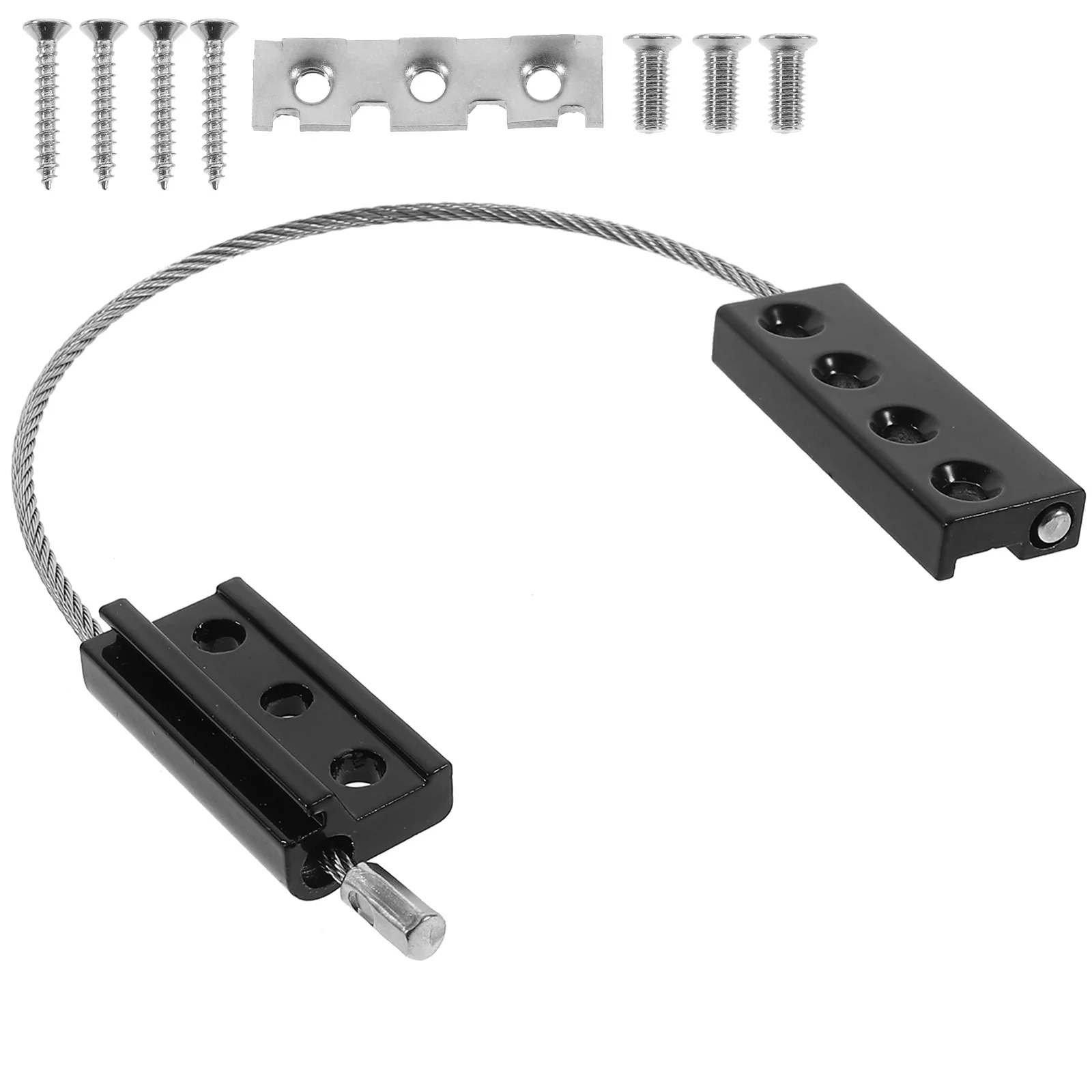 3Pcs Safety Cable Window Lock Durable 304 Stainless Steel Window Restrictor Locks Protection Safety Cable