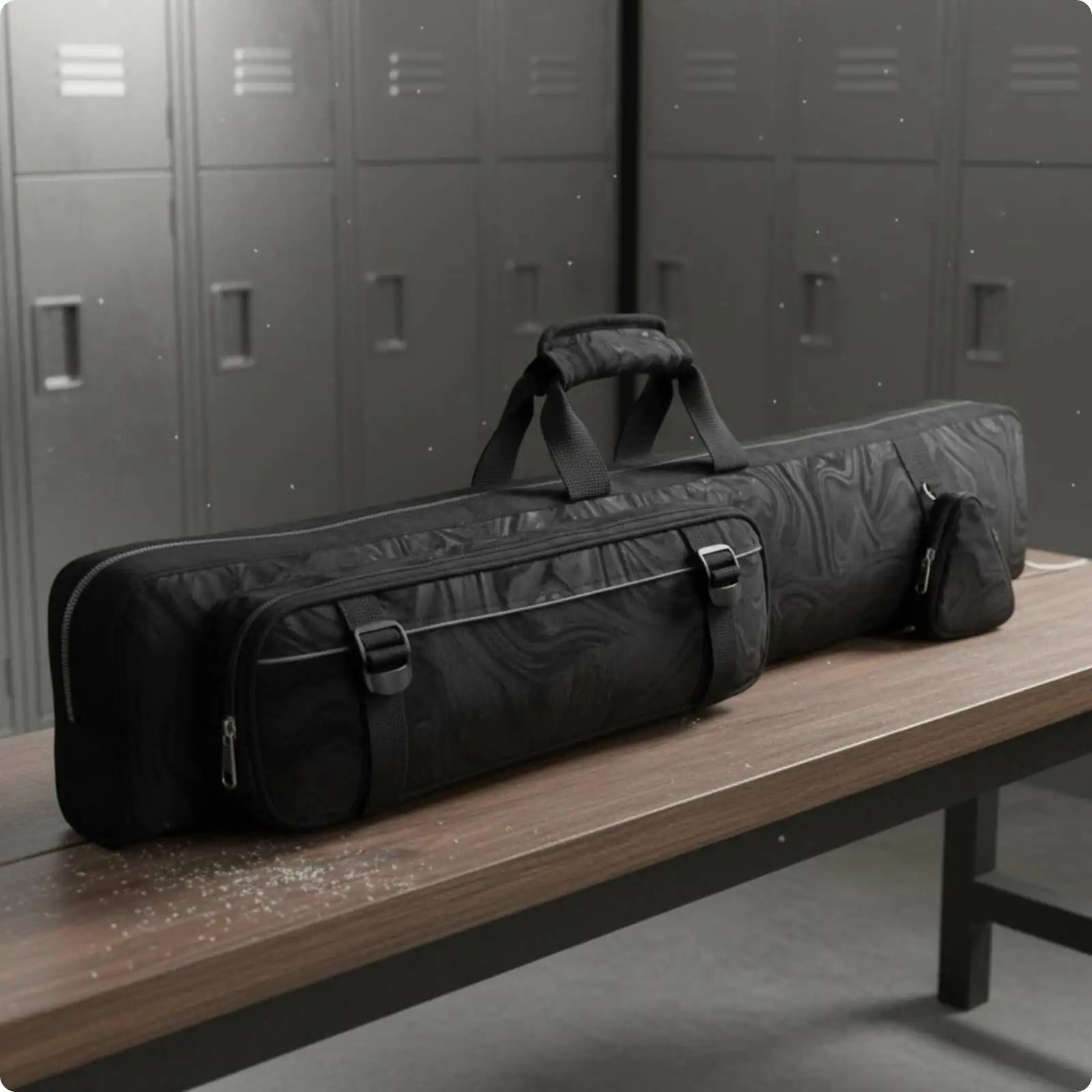 Billiard Cue Storage Case Practical PU Billiard Cue Bag Pool Stick Protective Cover for Club Events view 4